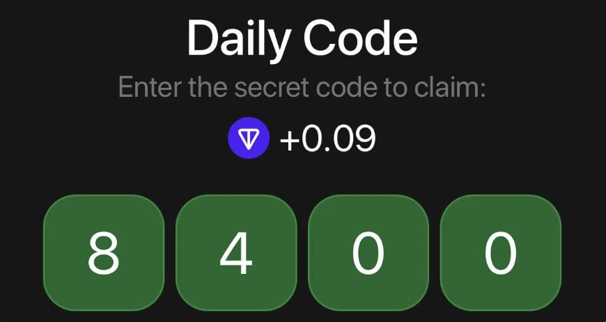TonHash Daily Secret Code 15 June 2025